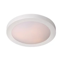 Plafoniera baie Lucide FRESH stil modern acril alb forma rotund E27 IP44 - 79158/02/31