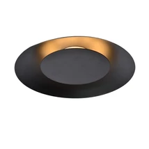Plafoniera Lucide FOSKAL stil modern metal negru forma rotund LED IP20 - 79177/12/30