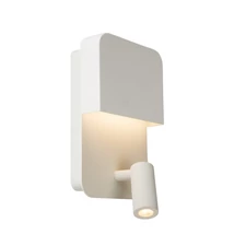 Aplica de perete Lucide BOXER stil modern otel alb forma dreptunghi LED IP20 - 79200/08/31