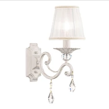 Aplica de perete Maytoni GRACE organza alb 1x E14 - ARM247-01-G