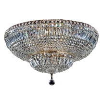 Candelabru Maytoni BASFOR metal auriu antichizat 16x E14 - DIA100-CL-16-G