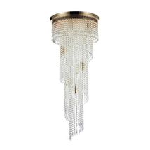 Candelabru Maytoni CASCADE metal auriu antichizat 12x E14 - DIA522-CL-12-G