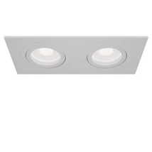 Spot incastrabil Maytoni ATOM aluminiu alb 2x GU10 - DL024-2-02W