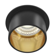 Spot incastrabil Maytoni REIF aluminiu negru-auriu 1x GU10 - DL050-01GB