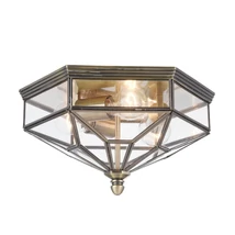 Plafoniera Maytoni ZEIL sticla transparent 3x E27 IP43 - H356-CL-03-BZ