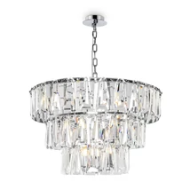 Pendul Maytoni PUNTES metal crom 18x E14 - MOD043PL-18CH