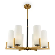 Candelabru Maytoni FORTANO sticla alb 6x E27 - MOD089PL-06BS