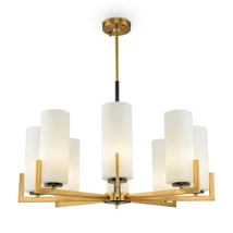 Candelabru Maytoni FORTANO sticla alb 8x E27 - MOD089PL-08BS