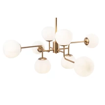 Candelabru Maytoni ERICH sticla alb 8x E14 - MOD221-PL-08-G
