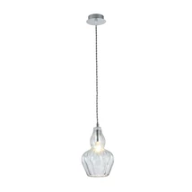 Pendul Maytoni EUSTOMA sticla transparent 1x E14 - MOD238-PL-01-TR