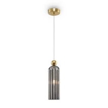 Pendul Maytoni ANTIC sticla gri 1x E14 - MOD302PL-01GR