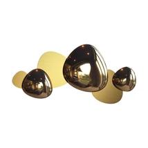 Aplica de perete Maytoni JACK-STONE otel auriu 1x LED - MOD314WL-L13G3K