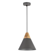 Pendul Maytoni BICONES metal gri 1x E27 - P359-PL-220-C