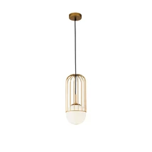 Pendul Maytoni TELFORD sticla alb 1x E27 - P362PL-01G