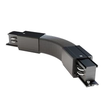 Conector sina trifazata Maytoni FLEXIBLE CONNECTOR plastic negru - TRA005CF-31B
