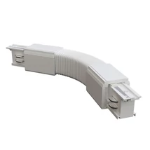 Conector sina trifazata Maytoni FLEXIBLE CONNECTOR plastic alb - TRA005CF-31W