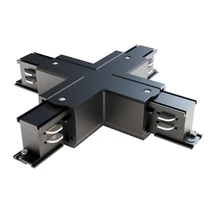 Conector sina trifazata Maytoni X-CONNECTOR plastic negru - TRA005CX-31B