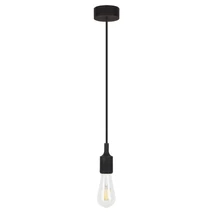 Pendul Rabalux ROXY E27 silicon negru stil Industrial IP20 - 1412