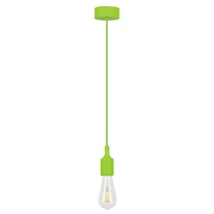 Pendul Rabalux ROXY E27 silicon verde stil Industrial IP20 - 1415