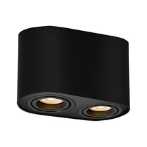 Spot incastrabil Rabalux KOBALD GU10 aluminiu negru mat cu abajur metal stil minimalist IP20 - 2051