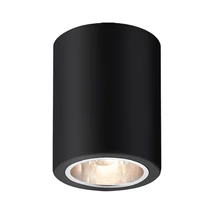 Spot incastrabil Rabalux KOBALD E27 metal negru mat cu abajur metal stil minimalist IP20 - 2055