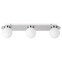 Aplica baie Rabalux BECCA G9 metal crom cu abajur sticla albstil modern IP44 - 2112