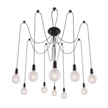Pendul Rabalux CASPAR E27 plastic negru mat stil Industrial IP20 - 2224