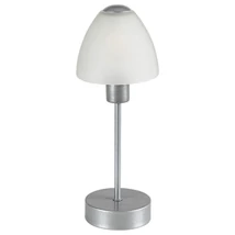 Plafoniera Rabalux LYDIA E14 metal argintiu cu abajur sticla albstil clasic IP20 - 2295