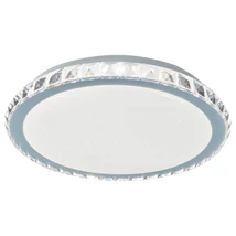 Plafoniera Rabalux CRESSIDA LED 24W metal crom cu abajur acril albstil modern IP20 - 2420