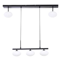 Pendul Rabalux CALISTA G9 metal negru cu abajur sticla albstil Industrial IP20 - 3060