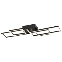 Plafoniera Rabalux QUINCE LED 40W metal negru cu abajur plastic albstil modern IP20 - 3084