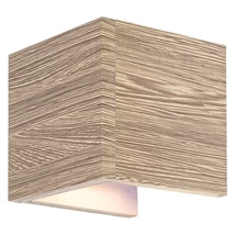 Aplica de perete Rabalux CINNAMON LED 7W metal lemn stejar cu abajur plastic albstil scandinav IP20 - 3090