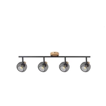 Spot Rabalux GRENDEL E14 metal fag cu abajur metal negru matstil Industrial IP20 - 3130