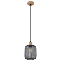 Pendul Rabalux GRENDEL E27 metal fag cu abajur metal negru matstil Industrial IP20 - 3131