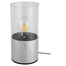 Veioza Rabalux ZELKOVA E27 metal aluminiu periat cu abajur sticla transparentstil modern IP20 - 3153