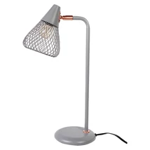 Veioza de birou Rabalux FANNY E14 metal gri cu abajur metal rose-goldstil Industrial IP20 - 3182