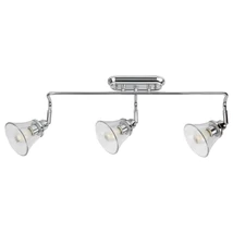 Aplica baie Rabalux ANTOINE E14 metal crom cu abajur sticla transparentstil clasic IP44 - 3209