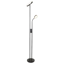 Lampadar Rabalux OPHUS LED 23W metal negru mat cu abajur sticla transparentstil modern IP20 - 3240