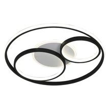 Plafoniera Rabalux AQUILA LED 50W aluminiu negru cu abajur silicon albstil minimalist IP20 - 3335