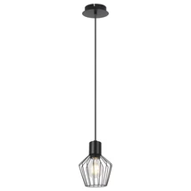 Pendul Rabalux BELANO E27 metal negru cu abajur metal stil Industrial IP20 - 3539