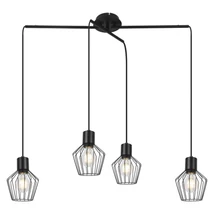 Pendul Rabalux BELANO E27 metal negru cu abajur metal stil Industrial IP20 - 3540