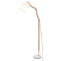 Lampadar Rabalux THOMAS E27 lemn alb cu abajur textil stil scandinav IP20 - 4192