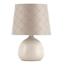 Veioza Rabalux ELLIE E14 ceramic bej cu abajur textil stil traditional IP20 - 4380