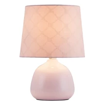 Veioza Rabalux ELLIE E14 ceramic pink cu abajur textil stil traditional IP20 - 4384