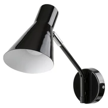 Aplica de perete Rabalux ALFONS E27 metal negru cu abajur metal stil Industrial IP20 - 4504