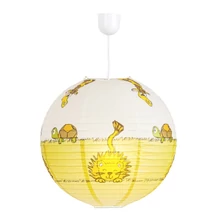 Pendul copii Rabalux LEON colorat cu abajur hartie stil traditional IP20 - 4633