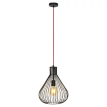 Pendul Rabalux ZILLE E27 metal negru mat cu abajur metal stil Industrial IP20 - 4754