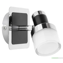 Aplica baie Rabalux HAROLD LED 5W metal negru cu abajur plastic sticla opalstil modern IP44 - 5021