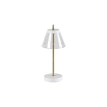 Veioza Rabalux AVIANA LED 6W metal alb cu abajur sticla transparentstil modern IP20 - 5030