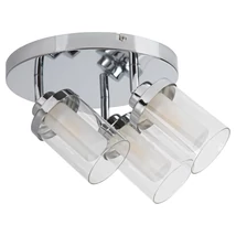 Aplica baie Rabalux AVIVA G9 metal crom cu abajur sticla sticla opalstil modern IP44 - 5088